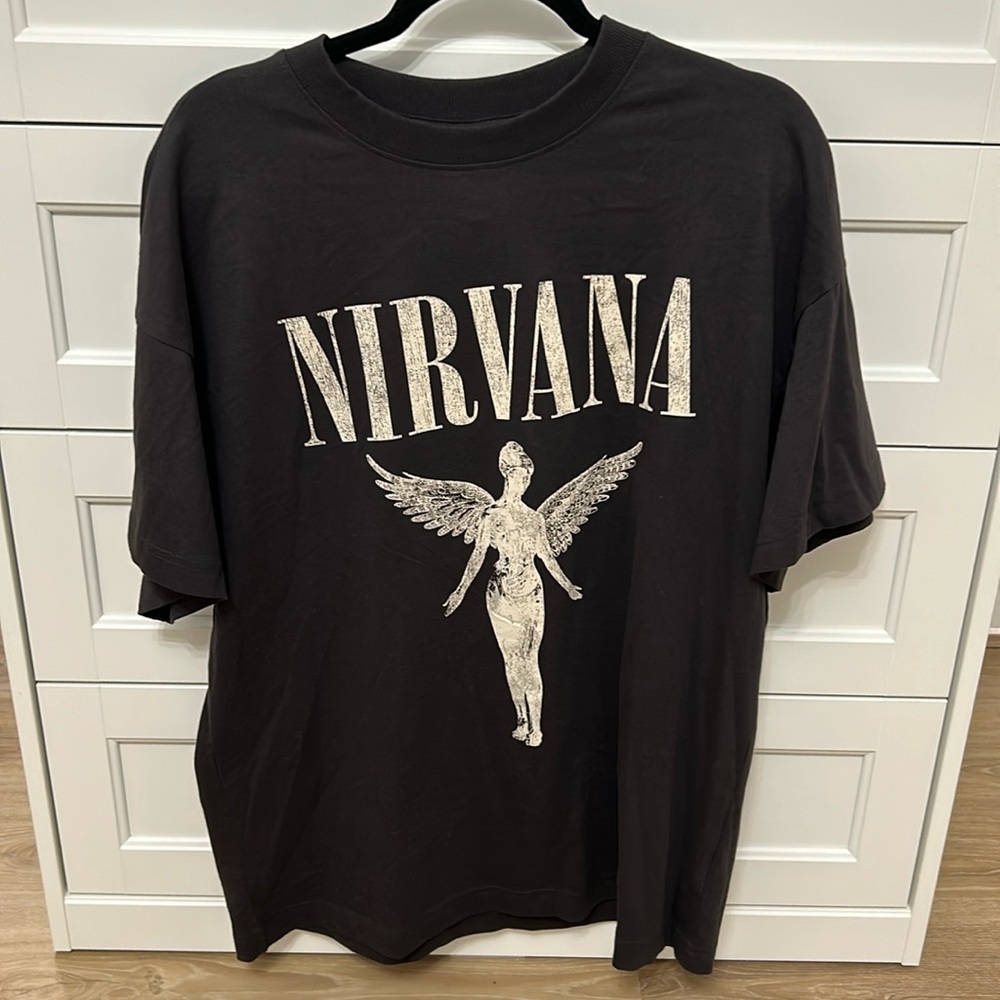 Oversized Nirvana shirt